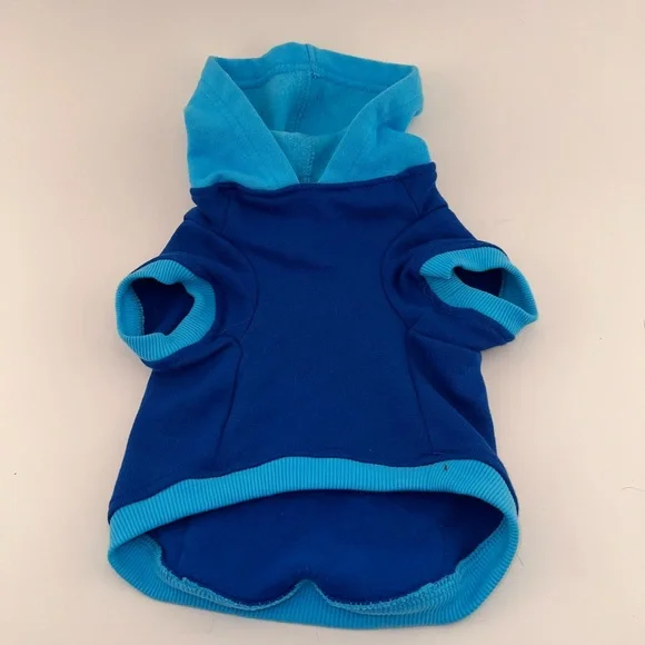 Petco Dog Hooded Sweatshirts Snow Man Blue Size Medium—2 Available - Picture 2 of 4